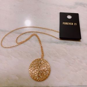 Forever 21 Long Gold Necklace